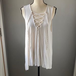Adjustable Criss Cross Front Tank